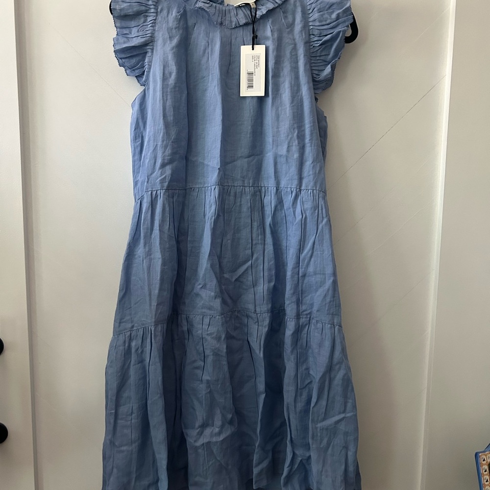 See NY Tier Waverly Flutter Dress